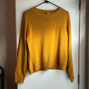 Mustard yellow sweater